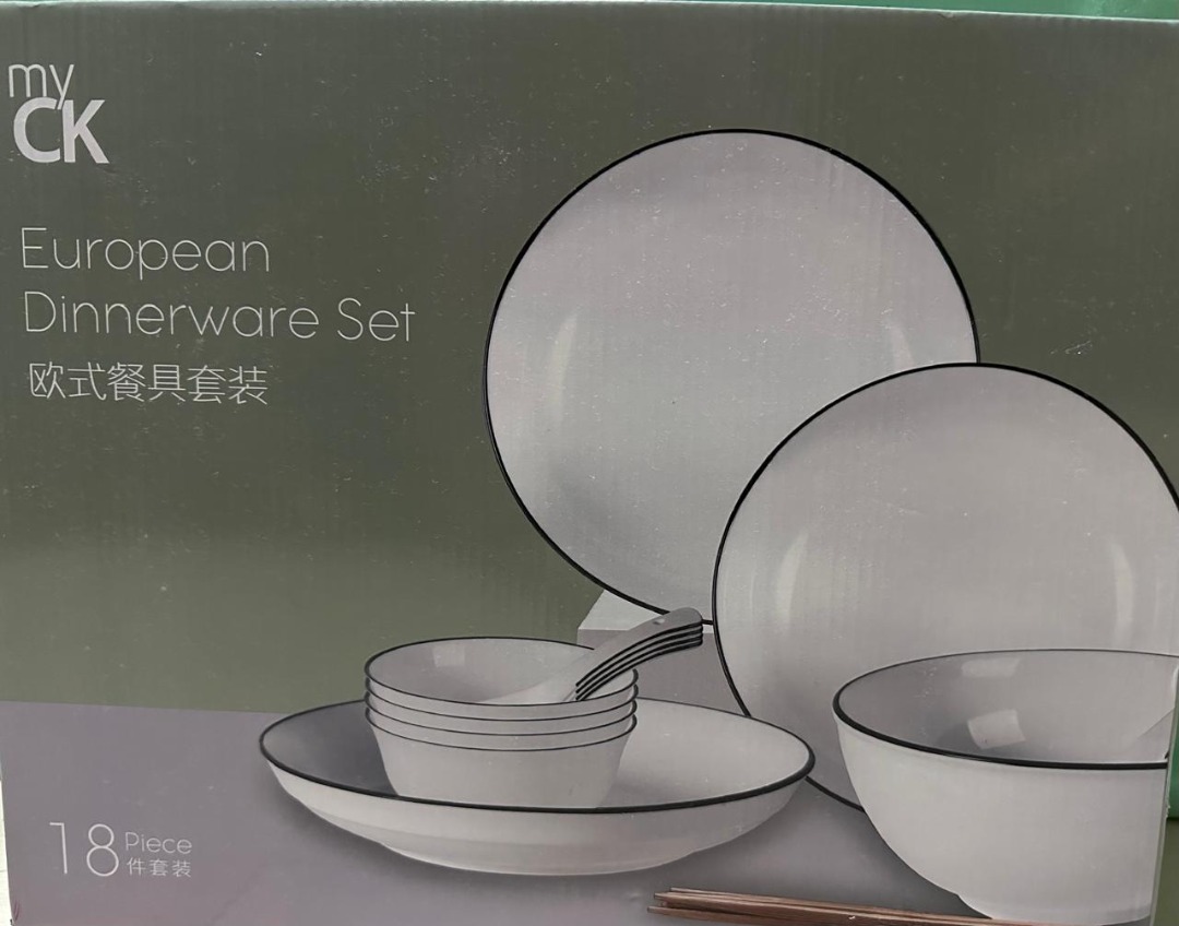 My CK European Dinnerware Set (18 Pieces) @Promotion-XMAS & Happy New ...