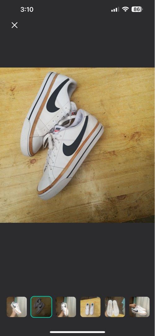 Nike Court Legacy (Category: Sneakers) located in Quezon City. Submitted by cleanspaceph (Listing ID 1342794924, Image 1). Description: No box Size in the last photo!.