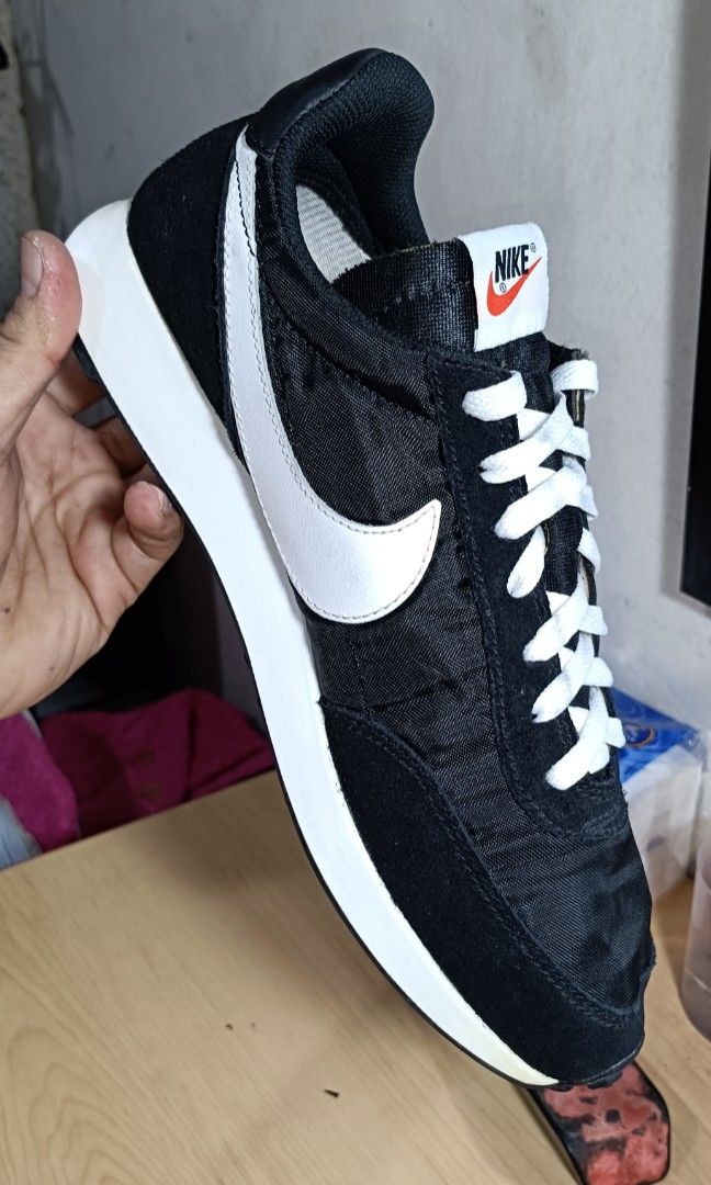 Nike Tailwind 79 Black White sneakers (20015) (Category: Sneakers) located in Manila. Submitted by rockymagna82486 (Listing ID 1342711486, Image 2). Description: Pre loved authentic Good condition Issues light stains,light heel drags Us men's 9 No box no to swap Location cubao.