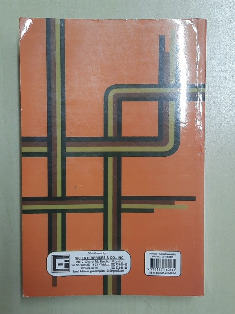 Valix Practical Financial Accounting Volume 2 2019 Edition (Category: Textbooks) located in Quezon City. Submitted by mnlfashion (Listing ID 1342755060, Image 2). Description: Barely Used Minimal writing in pencil inside Accounting Books for Accountancy Students or Board Exam CPALE Review.