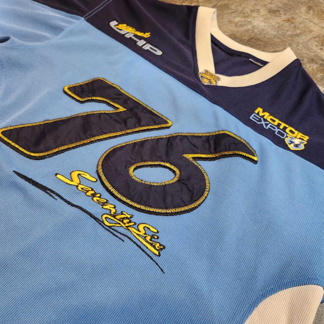 Vintage Athletic Work Football Jersey (Category: Activewear) located in Manila. Submitted by Gab_Cunanan (Listing ID 1342852741, Image 2). Description: Vintage Athletic Work Football Jersey Condition: 9.5/10 Color Rate: 9.5/10 Size: L Dimensions: 29 L | 21 W.