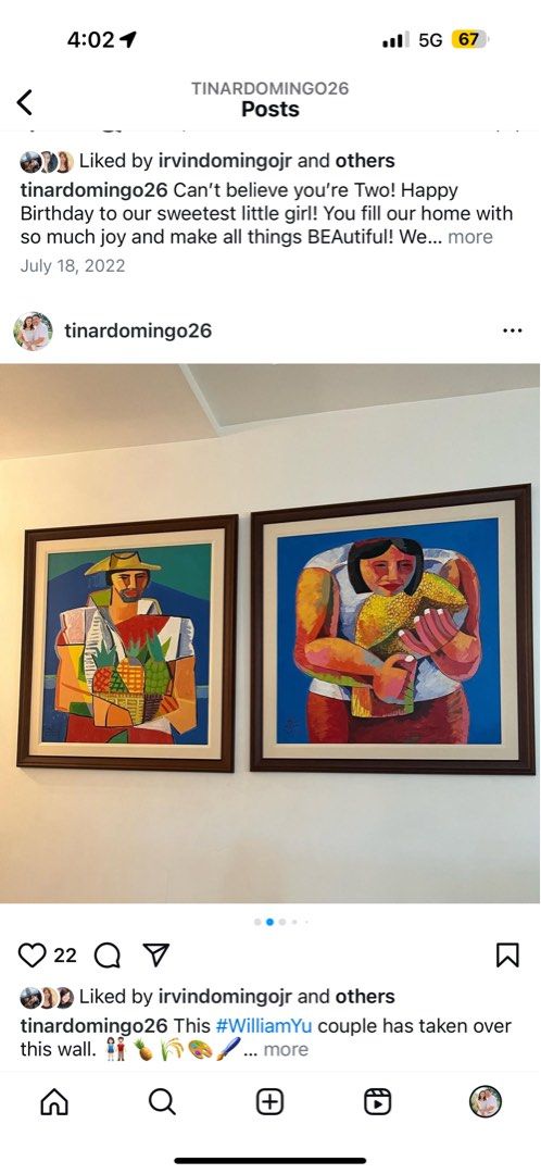 William Yu painting (Category: Art & Prints) located in Paranaque City. Submitted by trd26 (Listing ID 1342758516, Image 2). Description: Invest it art! William Yu painting “Golden Harvest”, 2010 acrylic on canvas 35x35 inches with COA.