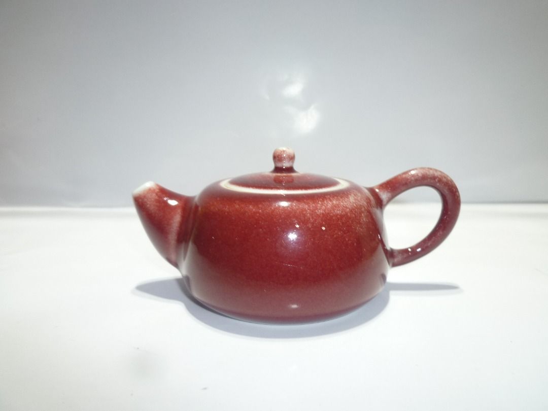 茶壺.紫砂壺.朱泥壺.手拉坯壺/陸羽1985曉芳窯郎紅寶石壺, 家具及 茶壺.紫砂壺.朱泥壺.手拉坯壺/陸羽1985曉芳窯郎紅寶石壺, 家具及