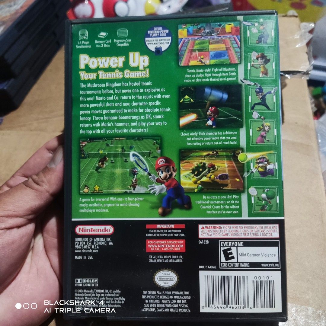2004 Nintendo Gamecube Mario Power Tennis (Category: Nintendo) located in Bugallon. Submitted by ariel013 (Listing ID 1343006231, Image 2). Description: missing manual.