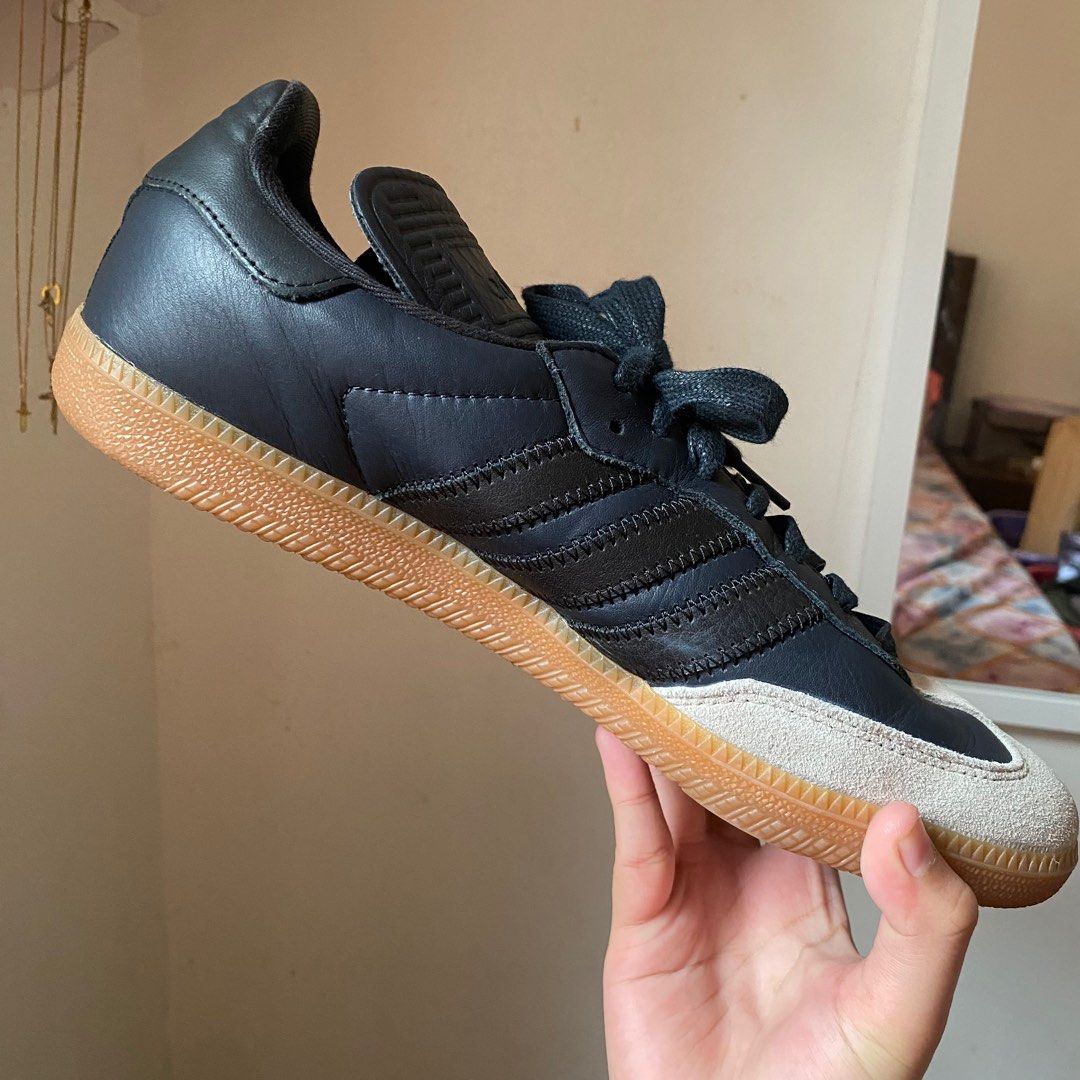 Adidas X Pharrell Williams Humanrace Samba Sneakers (Category: Sneakers) located in Cavite. Submitted by mariakeyt (Listing ID 1342943086, Image 3). Description: Adidas X Pharrell Williams Humanrace Samba 👟 | ₱2,500 only ❗️ Size: US 9 1/2 | UK 9 | EU 43 1/2 | JP 275 | CH 265 Condition: 9/10 * used 2x or 3x only, almost brand new * no box * guaranteed authentic from US 🇺🇸 🧾 payment first thru gcash/maya/bank (provide receipt) 📦 shipping via l