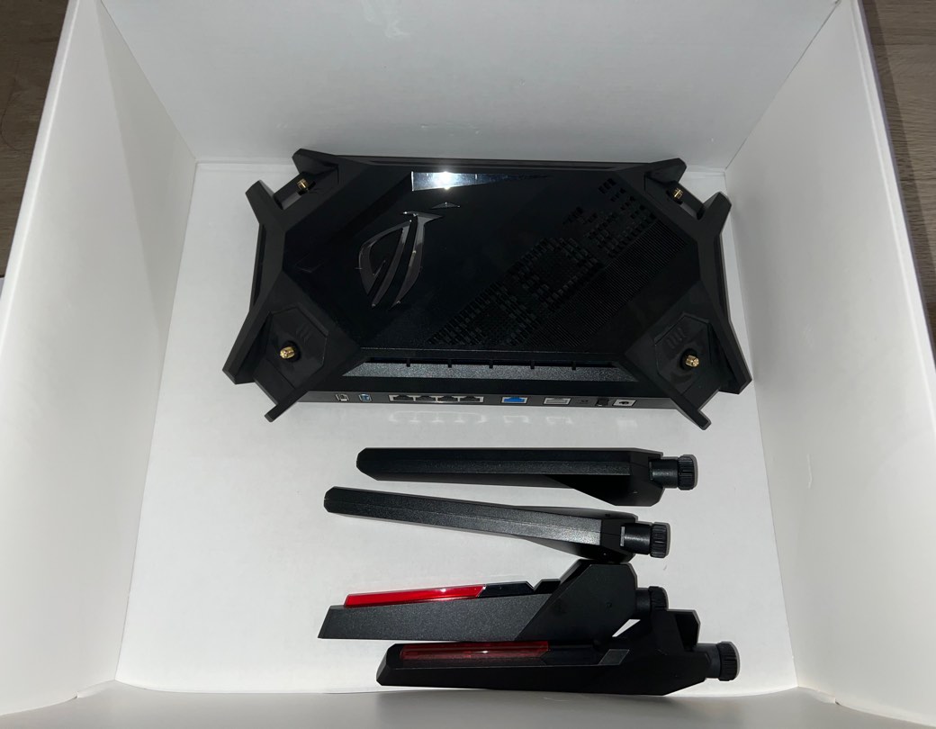 ASUS ROG Rapture WiFi 6 AX Gaming Router (GT-AX6000), Computers & Tech ...