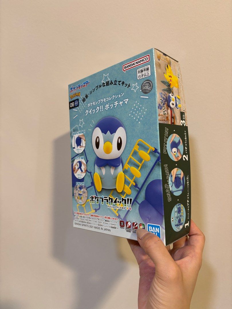 Bandai Namco Piplup 06 Snap Figurine (Category: Gundam Model Kits) located in Singapore. Submitted by sugarlollies (Listing ID 1342941765, Image 2). Description: Brand new snap pieces packaging all not opened .