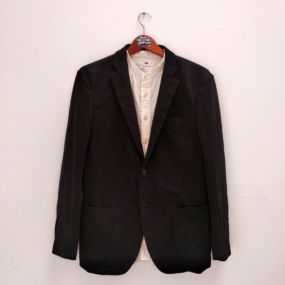 Blazer uniqlo pria discount