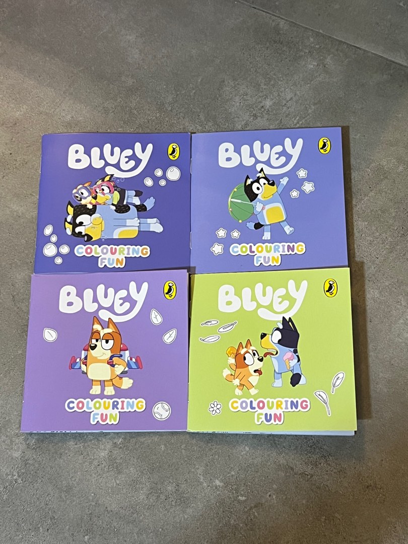 Bluey Mini colouring books, Hobbies & Toys, Books & Magazines, Children ...