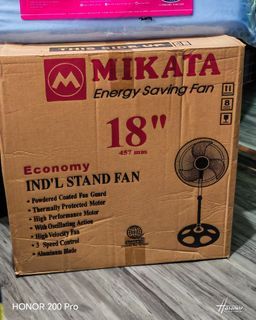 BRANDNEW MIKATA INDUSTRIAL FAN 18 INCHES (BLACK)