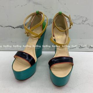 Louboutin wedges sale hot sale