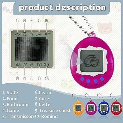 Christmas Sales! 🎄🎁 Digital Virtual Pet Game Tamagotchi Toy Game Keychain (Category: Interactive Toys) located in Singapore. Submitted by thejewelbox (Listing ID 1342895084, Image 3). Description: Children/Kid Digital Handheld Electronic Virtual Pet Toy like Tamagotchi ⭐ Brand New! Ready Stock :) Available colours: Blue, Pink, Yellow 💯 Seller with 2800+ reviews. Buy with confidence! 😊 Same day self collection at Tai Seng / Serangoon / Marymou