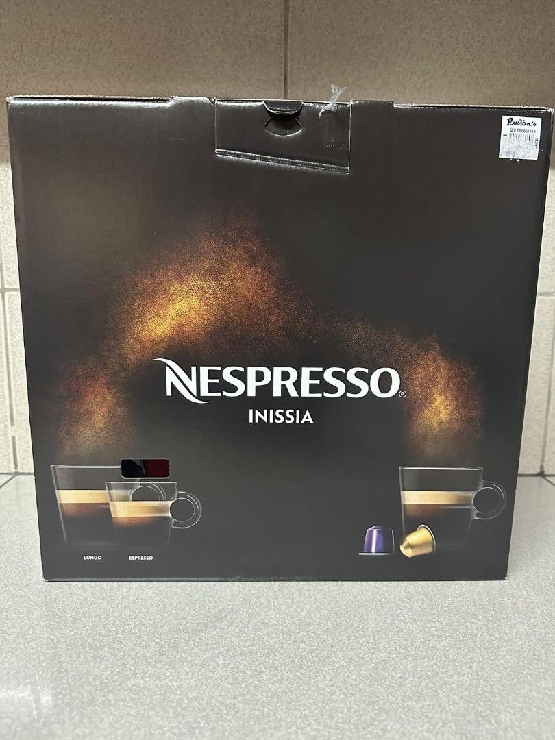 Coffee Maker Inissia Nespresso (Category: Coffee Machines & Makers) located in Quezon City. Submitted by roger.roger1 (Listing ID 1342960131, Image 1). Description: Brand New Recd this as gift Negotiable just msg here Online Shop of Nespresso is higher Will add 2 sleeves of coffee.