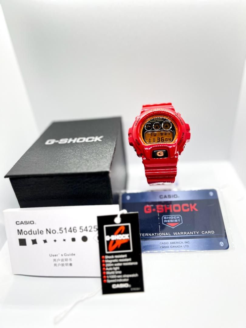 Dw6900 crazy colour cb4 mael lambong merah Men s Fashion Watches Accessories Watches on Carousell