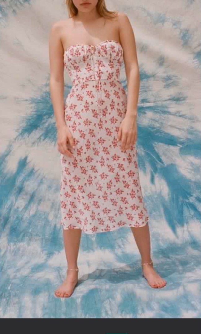 [FOR RENT] Realisation Par Midi Dress (Category: Dresses) located in Manila. Submitted by peanutbutterclosetx (Listing ID 1342975882, Image 1). Description: 1,500 renting fee. 3,500 deposit.