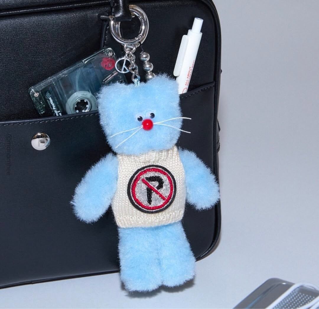 Korea Peaceminusone x Monamhee Line Friends Plush Keyrings - DAIHEE / SHYEE