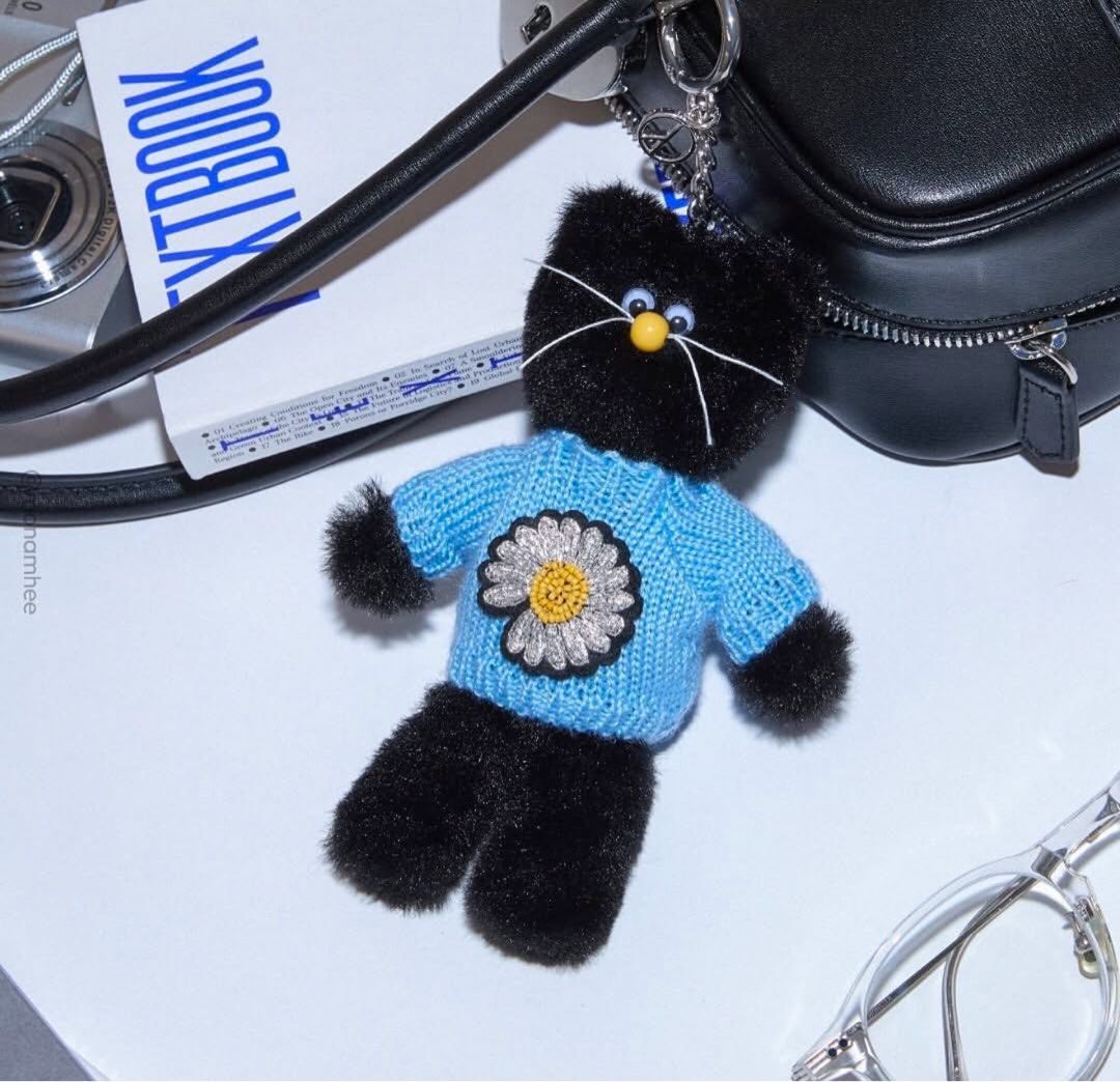 Korea Peaceminusone x Monamhee Line Friends Plush Keyrings - DAIHEE / SHYEE