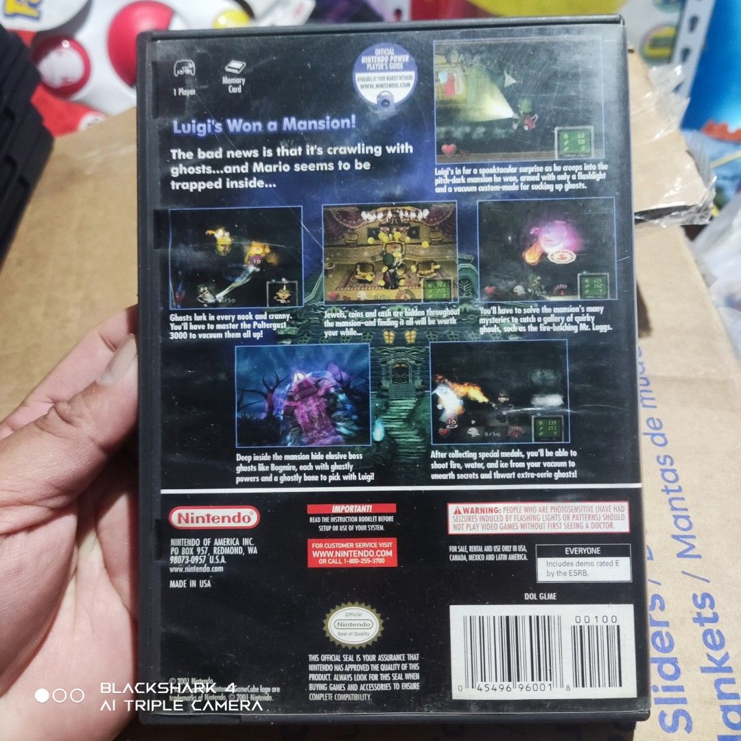 Luigi's Mansion (Nintendo GameCube) (Category: Nintendo) located in Bugallon. Submitted by ariel013 (Listing ID 1343005876, Image 2). Description: missing manual.