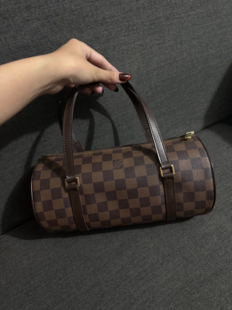 Lv Papillon (Category: Luxury Bags & Wallets) located in Makati City. Submitted by cocoschnell (Listing ID 1342960104, Image 1). Description: Lv Papillon Good as new Gold na gold pa sya W dustbag .