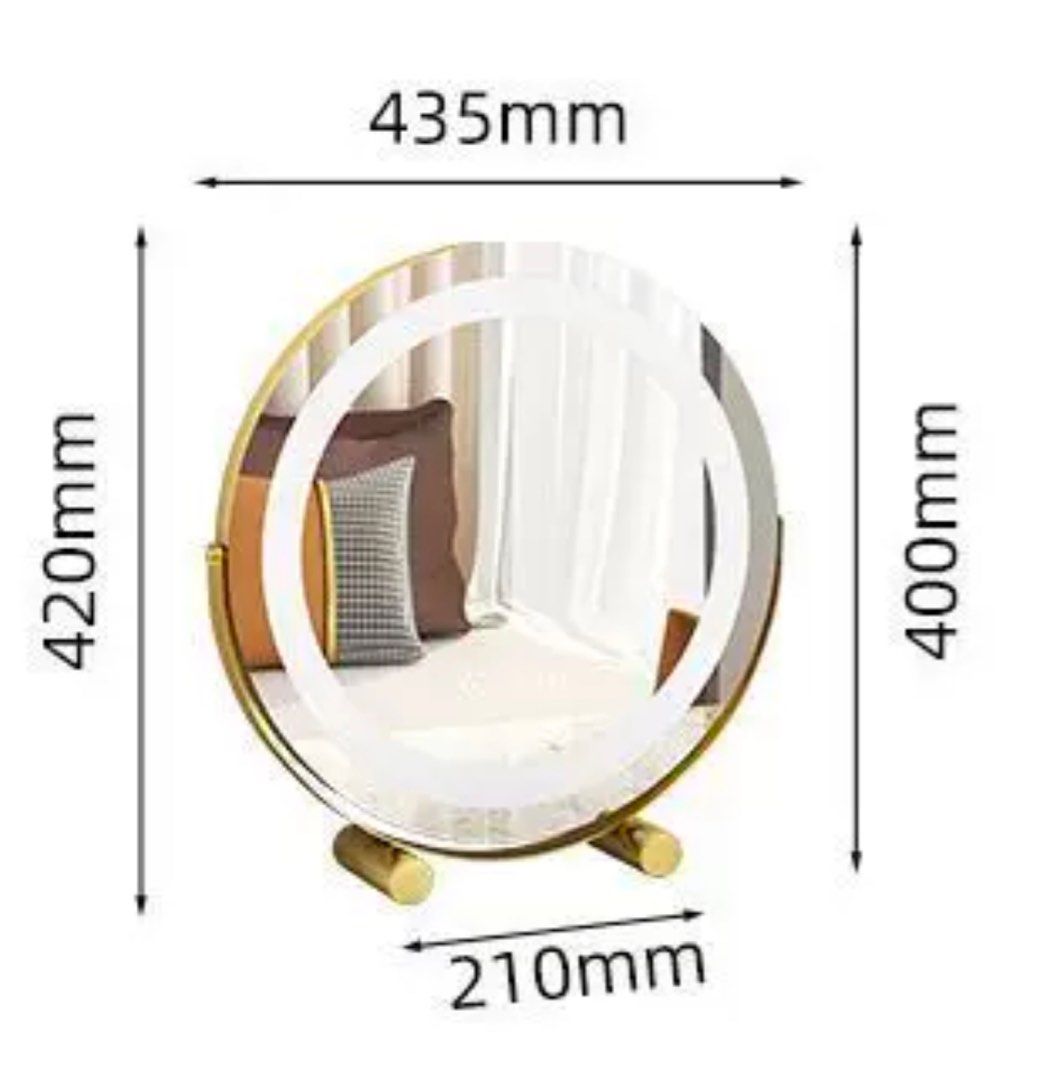 Makeup Mirror (Category: Mirrors) located in Singapore. Submitted by muments (Listing ID 1342890048, Image 1). Description: It comes with the table. But I already have a mirror .