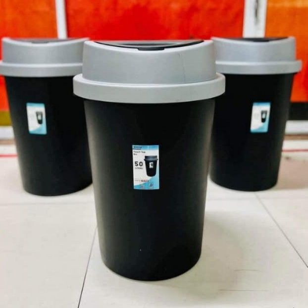 Nikko Round Trash Bin (50L) (Category: Storage Boxes & Baskets) located in Manila. Submitted by tindahanniatelizcehl (Listing ID 1177496827, Image 1). Description: 50 L High Quality.