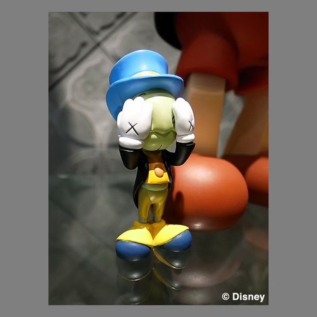 Original Fake Kaws Pinocchio & Jiminy Cricket 2010, Hobbies & Toys