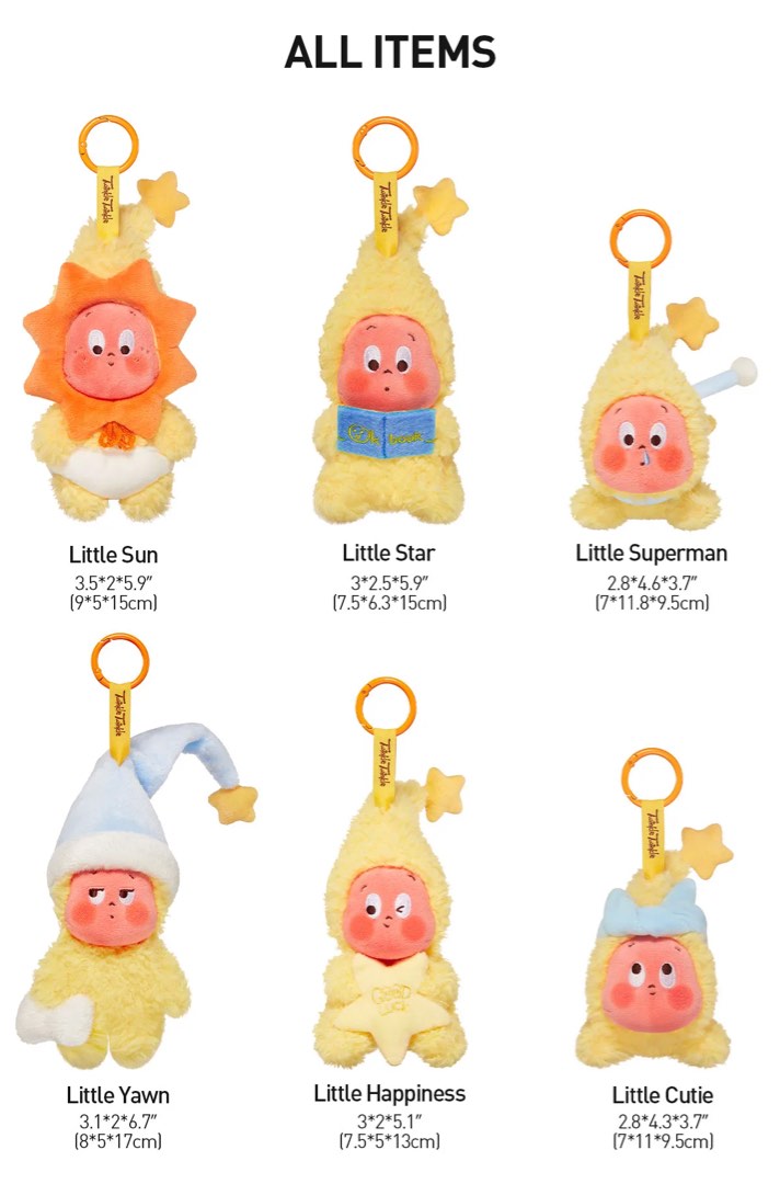 Original Popmart Twinkle Twinkle Series Plush Pendant, Hobbies & Toys