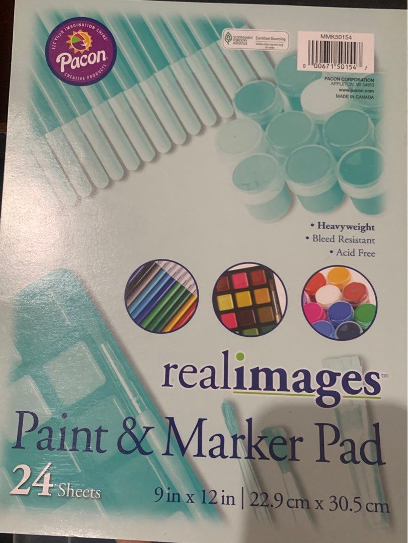 24 sheets Paint & Marker Pad (Category: Craft Supplies & Tools) located in Paranaque City. Submitted by betsymarquez (Listing ID 1342910542, Image 1). Description: .