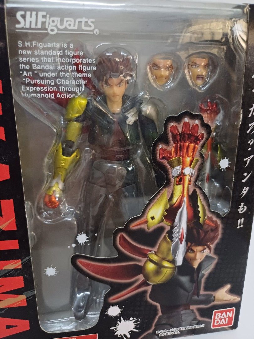 s.h.figuarts SH Kazuma Scryed s.cry.ed Bandai Action Figure (Category: Toy Figures) located in Singapore. Submitted by kittyleekityin (Listing ID 1342880916, Image 1). Description: Pre-Owned Complete items in Box Figure 14.5 cm Height.