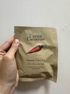 SkinFood Carrot Carotene Calming Water Pad 10 pcs 純素胡蘿蔔素鎮靜護理棉片 10片裝64220933325059110