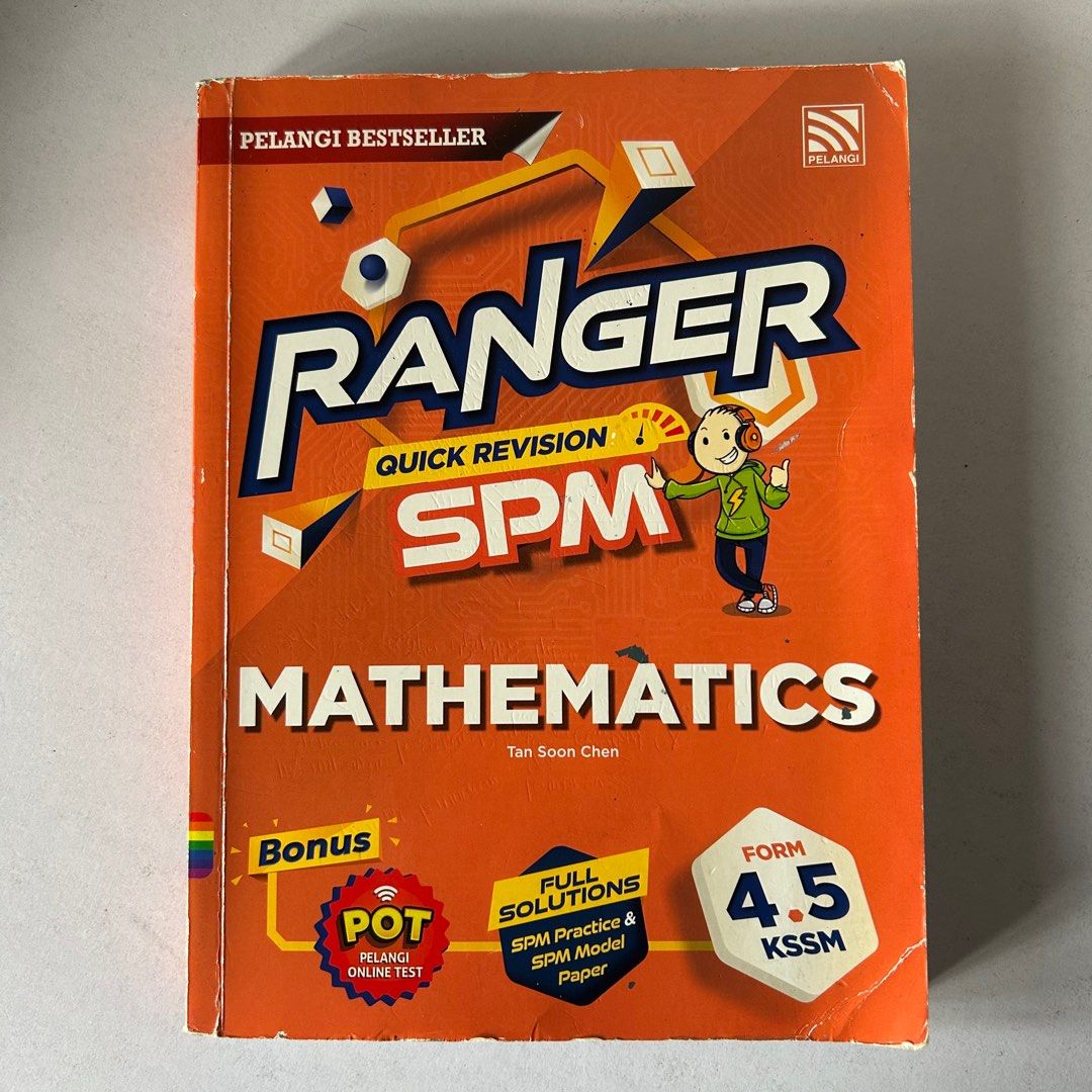 Add Maths Ranger Book SPM MATHS FORM 4&5 RANGER REVISION BOOK, Hobbies & Toys, Books ...