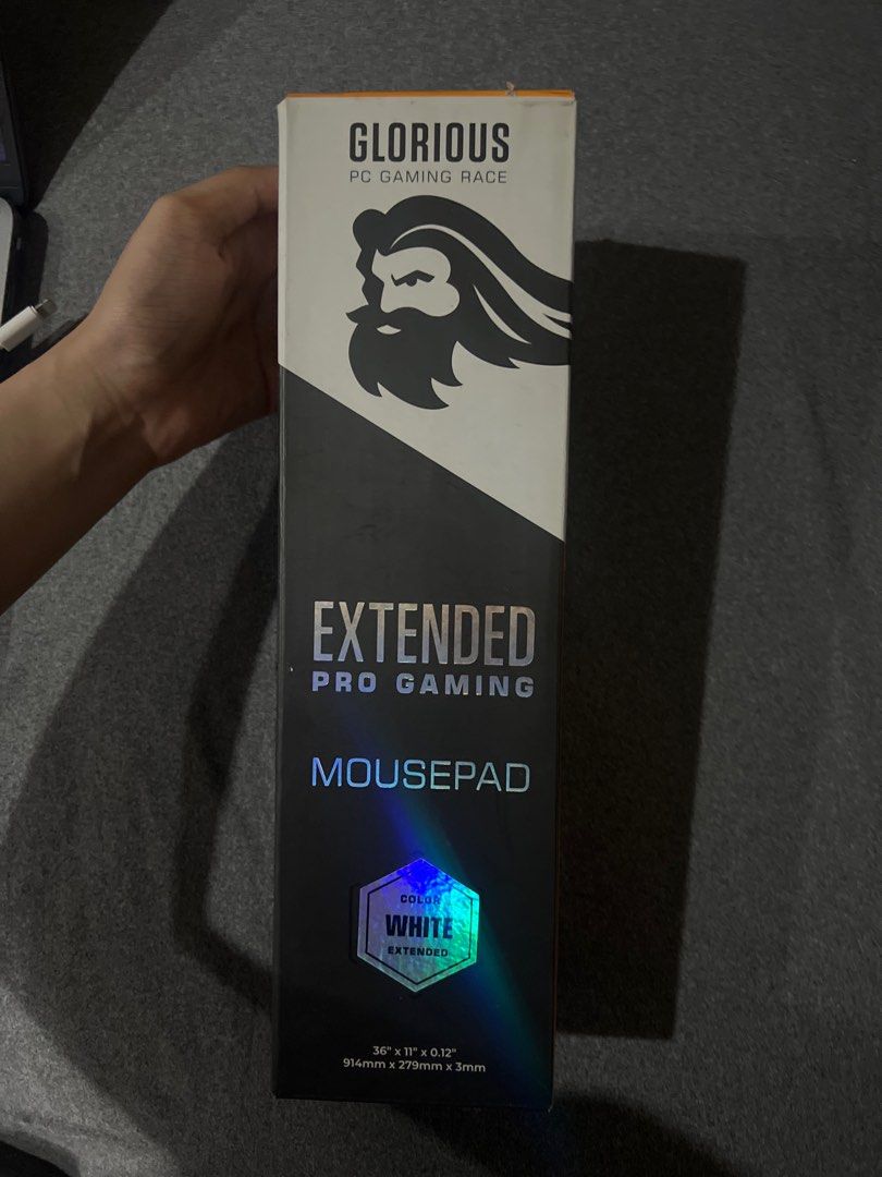 Stealth Glorious Mousepad Extended Pro (White) (Category: Mouse & Mousepads) located in Taguig. Submitted by levlover (Listing ID 1342869651, Image 2). Description: brand new. got it from Datablitz. og price is ₱1450 lp - ₱650.