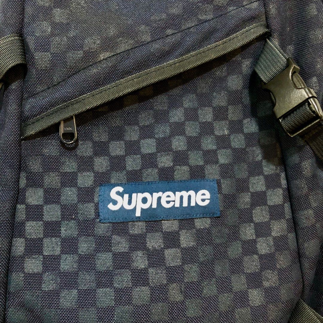 Supreme 2011 Damier Backpack Men s Fashion Bags Backpacks on Carousell