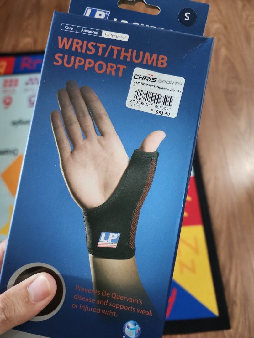 Thumb support (Category: Braces, Support & Protection) located in Quezon City. Submitted by yvonnymd (Listing ID 1342871661, Image 1). Description: used twice only, good as new payment: gcash, bank transfer delivery: via grab/lalamove.