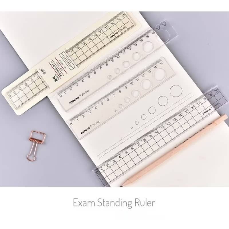 Transparent Extra Long Ruler | Multiple Use Exam Rulers Students and ...