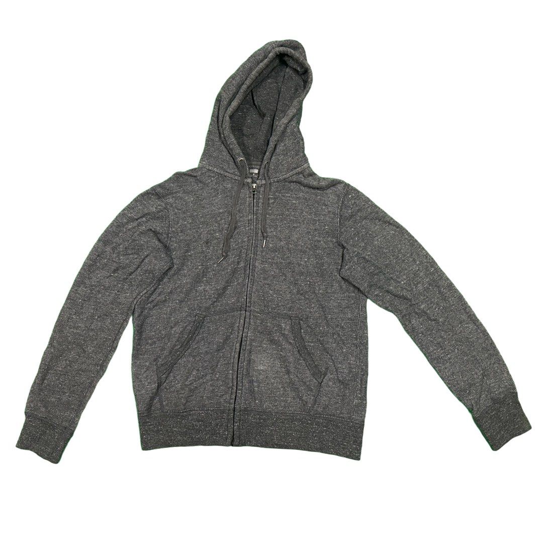 Uniqlo Zip Hoodie (Category: Coats, Jackets and Outerwear) located in Manila. Submitted by ajsph (Listing ID 1342859717, Image 1). Description: Uniqlo Dark Gray Zip Hoodie Medium 21x25.5.