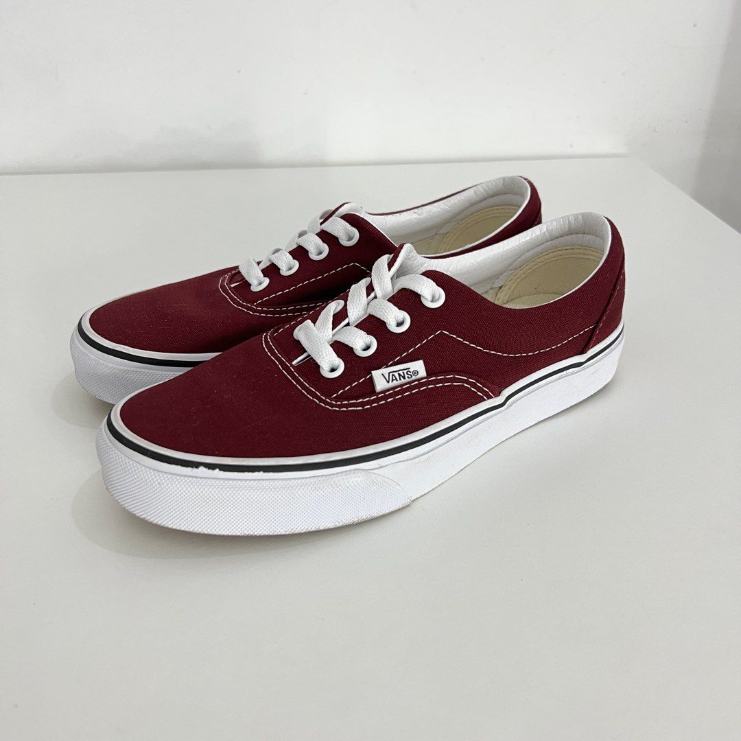 Vans Era Maroon undistinguishable White