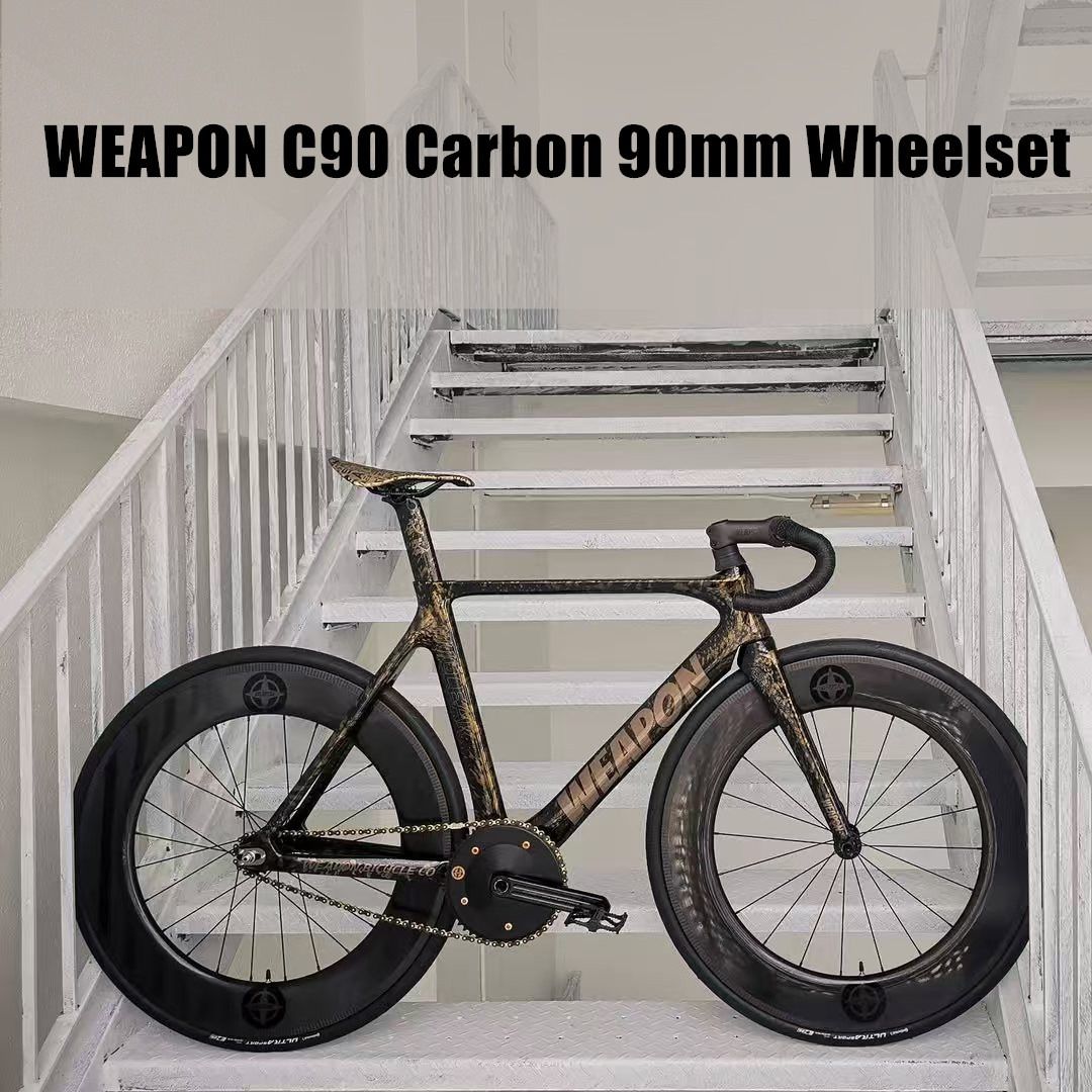 Track Bike 90mm Fixie Rims Light Weighted Aluminum Track Bike Bike