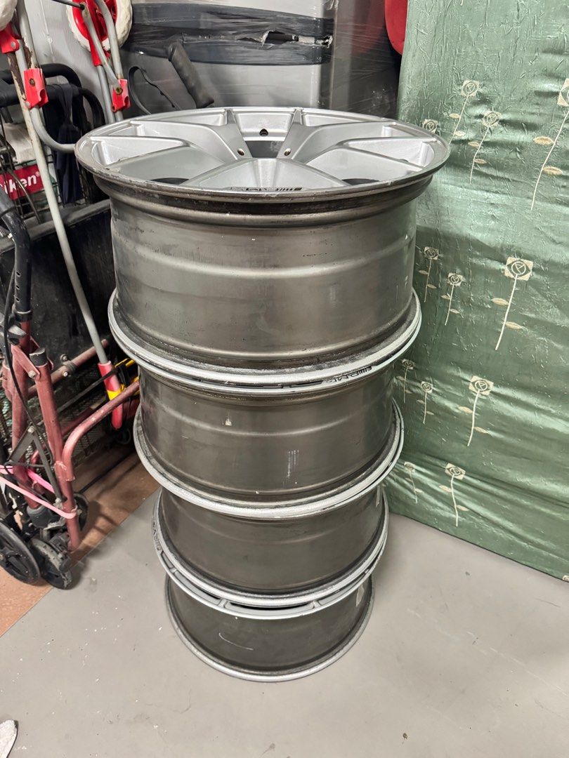 19 inch Mercedes Benz AMG rims, Car Accessories, Tyres & Rims on Carousell