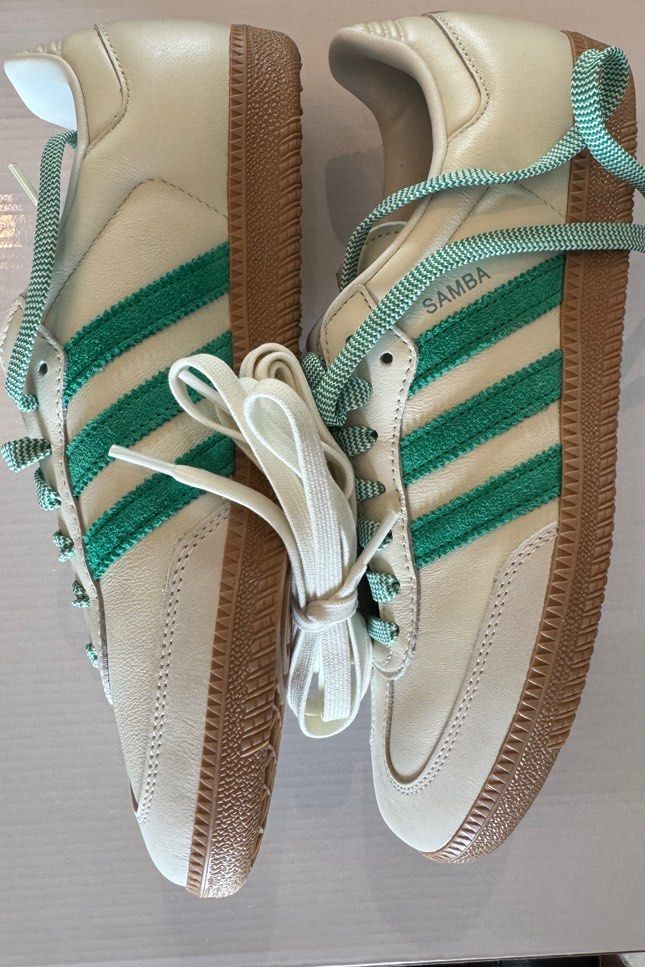 Adidas Samba OG W Sneaker - Off White & Court Green - No Box, Men's  Fashion, Footwear, Sneakers on Carousell