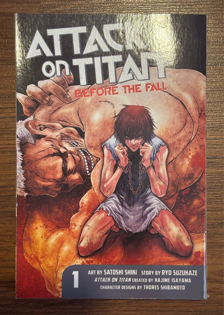 Attack On Titan (AOT) Before The Fall Volume 1 (Prequel) (Category: Comics & Manga) located in Makati City. Submitted by bgg10 (Listing ID 1343085310, Image 1). Description: Selling AOT Prequel Volume 1. Bought in fullybooked (still has sticker) as good as new. Selling for storage space. No sh0pee delivery. 📍Metro Manila.