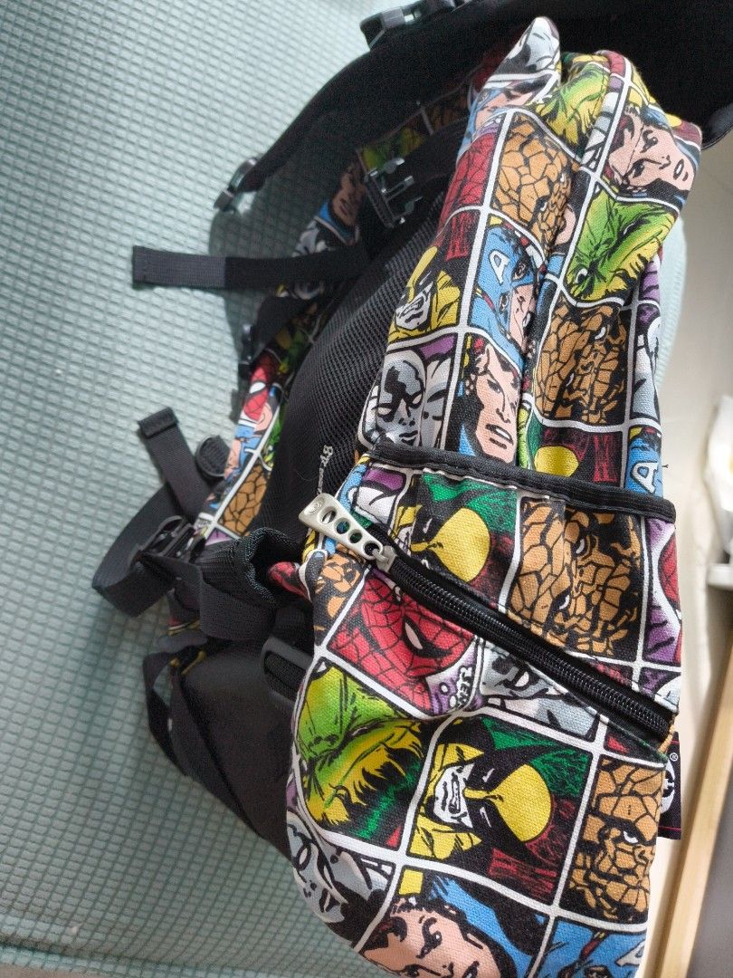 Backpack (Category: Backpacks) located in Singapore. Submitted by steventyh (Listing ID 1343037290, Image 3). Description: limited edition of the Marvel series backpack. Bought in Japan. Very good condition. Like new.