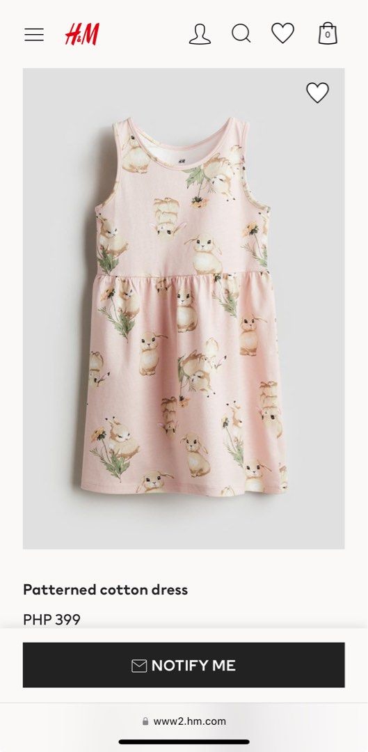 Brand New w Tag H M Sleeveless Jersey Dress 6 8Y Babies Kids Babies Kids Fashion on Carousell