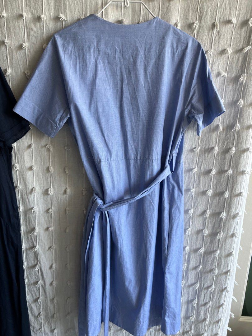 cos blue wrap dress Dress, Women's Fashion, Dresses & Sets, Dresses on Carousell Collection:ValentinesDay24 this dress features a Navy Blue Tassel Loafers Midi shirt Length:Extra-Long 66