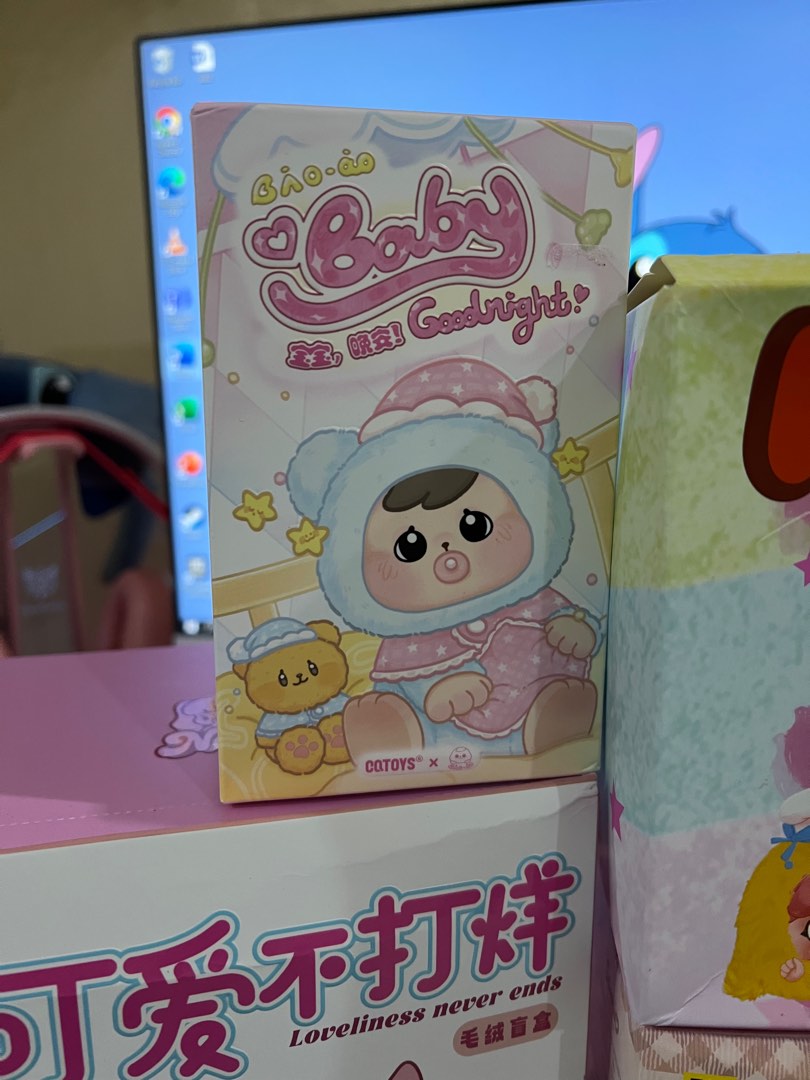 Bao-ao V2 Good Night Series Vinyl Plush Pendant Blind Box ( Whole Set 6pcs)-SALE main image 1