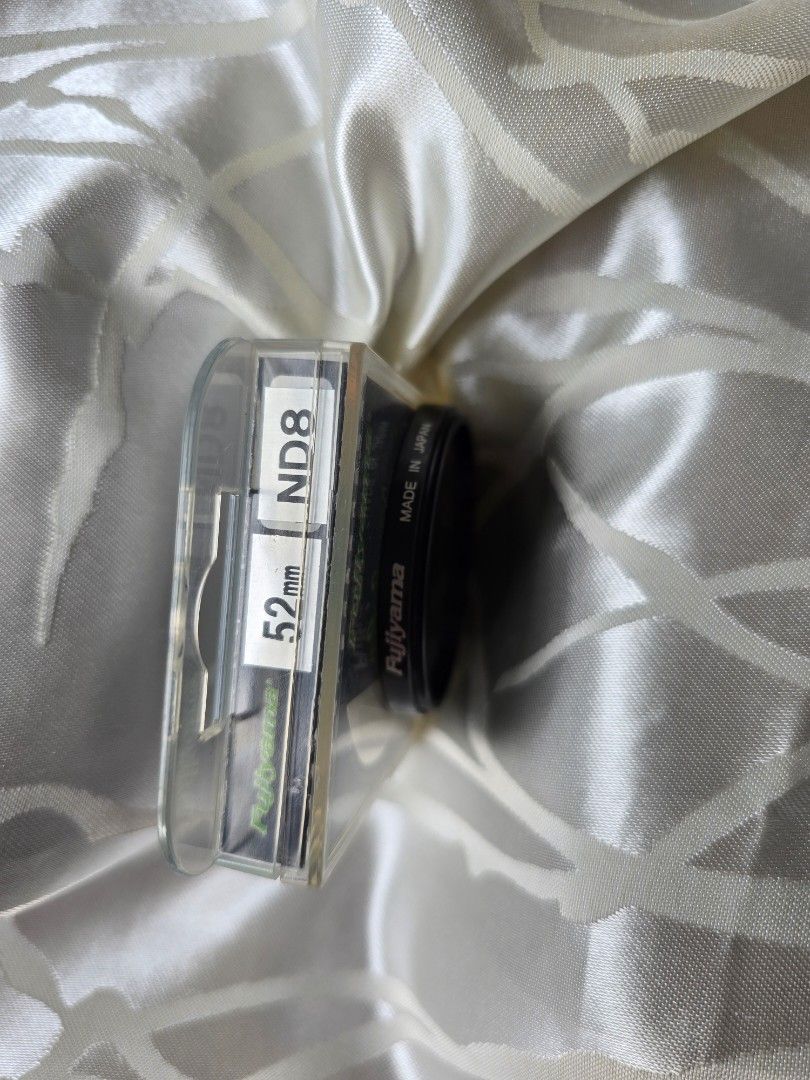 Fujiyama ND8 Camera Filter for 52mm lens (Category: Lens & Kits) located in Taguig. Submitted by mejrocks (Listing ID 1343105145, Image 2). Description: ND 8 Filter. Barely used. Slightly negotiable. Item is in Taguig City. SF care of buyer. RFS: sold my lens..