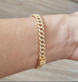 Gold new Pandora cuban bracelet