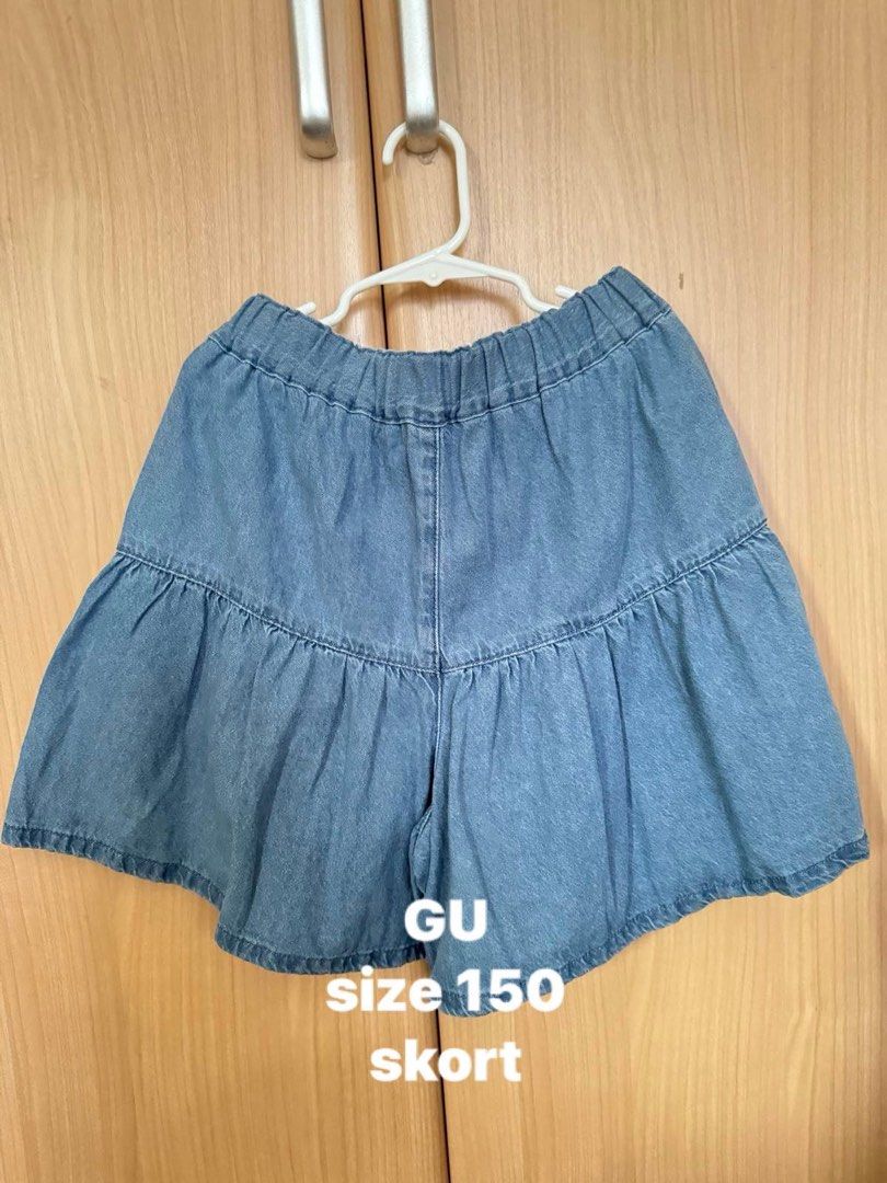 GU denim skort from Hong Kong (Category: Babies & Kids Fashion) located in Manila. Submitted by jadch (Listing ID 1343177091, Image 1). Description: .