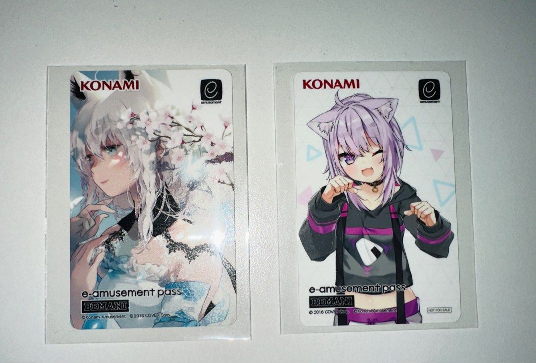 HOLOLIVE 猫又おかゆ貓又小粥KONAMI E-PASS SDVX 卡片, 哩哩扣扣