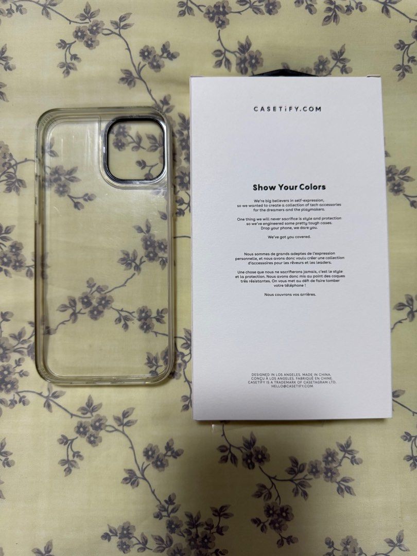 Iphone 12 Pro Max Casetify Clear Case (Category: Cases & Sleeves) located in Pasig City. Submitted by jcs12 (Listing ID 1343041520, Image 2). Description: Original Casetify Clear Case for Iphone 12 pro max Slim profile makes it handy in the pocket Different box will be included Rfs: upgraded to 16 pro max.